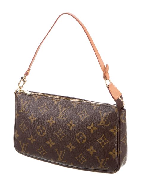 louis vuitton strap pochette|Louis Vuitton monogram pochette bag.